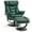 Green, variant on MCombo Swivel Recliner with Ottoman, Reclining Chair with Adjustable Back, Faux Leather Upholstered Lounge Chair for Living Room Bedroom Office 4651(Dark Grey)