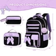 thumbnail image 5 of Inadays School Backpack Set Cute Bookbag Set for Elementary Preschool Middle, 5 of 7