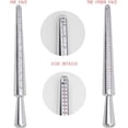 thumbnail image 2 of Ring Sizer Measuring Tool Ring Mandrel Measurement Tool Measure Ring Size Finger Sizing Set Metal Gauge US Size 1-13 Jewelry Sizers Kit of 27 Pieces, 2 of 5