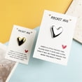 thumbnail image 5 of Heart-Shaped Pocket Hug Card, Glossy Valentine's Day Gift Card, Love Confession Note, Romantic Keepsake for Couples, 5 of 5