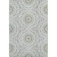 thumbnail image 2 of Addison Rugs Mayfield Washable Transitional Circles Gray Rectangle Rug, 3' x 5', 2 of 6