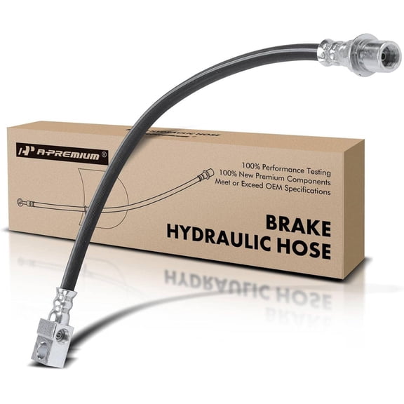 A-Premium Rear Center Brake Hydraulic Hose Compatible with Chevrolet, GMC, Buick, Cadillac, Pontiac and Oldsmobile Models - C10, C20, C30, K15, K25, Impala, Camaro, Blazer, Apollo, Seville, Firebird