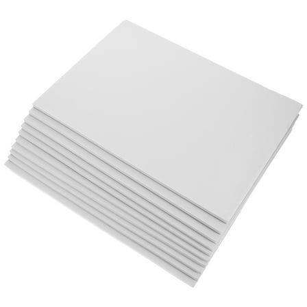 Soimiss 10Pcs White Foam Poster Board Thick Foam Sheets for Crafting Model Making Decor
