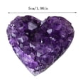 thumbnail image 3 of Isvgxsz Amethyst Crystal Cluster Heart Stones and Healing Crystals Gemstones Natural Amethyst Stone Mineral Geodes Reiki Energy Gifts for Women Men, 3 of 4