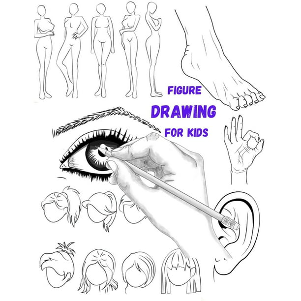 how to draw a man body for kids