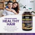 thumbnail image 4 of Herba Hair Maxol 2 - 60 Capsules | 13 Natural Ingredients to Help Maintain Healthy Hair for Men & Women | Made in Canada, 4 of 9