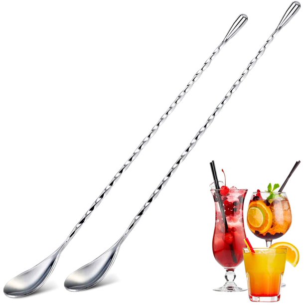 Bar Spoon Cocktail Stirring Spoons Bartender Long Mixing Spoon Candle