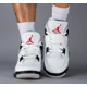 thumbnail image 4 of Ni - ke Size 7.5 - Air Jordan 4 Retro OG 2025 White Cement, 4 of 5