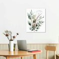 thumbnail image 3 of HENGT  Watercolor Botanical Wall Art Boho Floral Canvas Wall Decor Prints Sage Green Wildflower Wall Art Modern Flower Pictures Botanical Painting for Bedroom Bathroom, 3 of 5