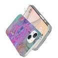 thumbnail image 2 of Allytechgroup Ultra Slim Case for iPhone 15 wth Fashion Marble Pattern, Foldable Ring Kickstand Magnetic Cover Support Wireless Charging Full Body Protection Shockproof Case - Purple, 2 of 6