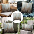 thumbnail image 3 of Throw Pillow Covers 18x18 Inch, Abstract Brown Decorative Pillow Cases for Couch Sofa Bed, Modern Gradient Minimalist Mottled Art Cotton Linen Square Home Decor Pillowcases with Hidden Zipper, 3 of 7