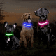 thumbnail image 5 of Collar para perros recargable con luz emisora, collar de seguridad de malla suave ajustable para mayor comodidad., 5 of 5