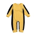 thumbnail image 2 of Baby Bruce Lee Suit, Newborn Baby Jumpsuit, 2 of 4