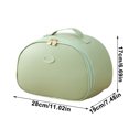 thumbnail image 3 of Bolsa térmica térmica para bento portátil impermeable | Bolsa térmica de gran capacidad para el trabajo de oficina | de aluminio reutilizable | Verde Beige Gris | Tela duradera de 11"x7"x6" |, 3 of 6
