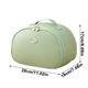 thumbnail image 3 of Bolsa aislante impermeable, lonchera para estudiantes con forro de aluminio, diseño semicircular para llevar comidas, mantiene la comida caliente o fría durante horas, ideal para la escuela,, 3 of 8
