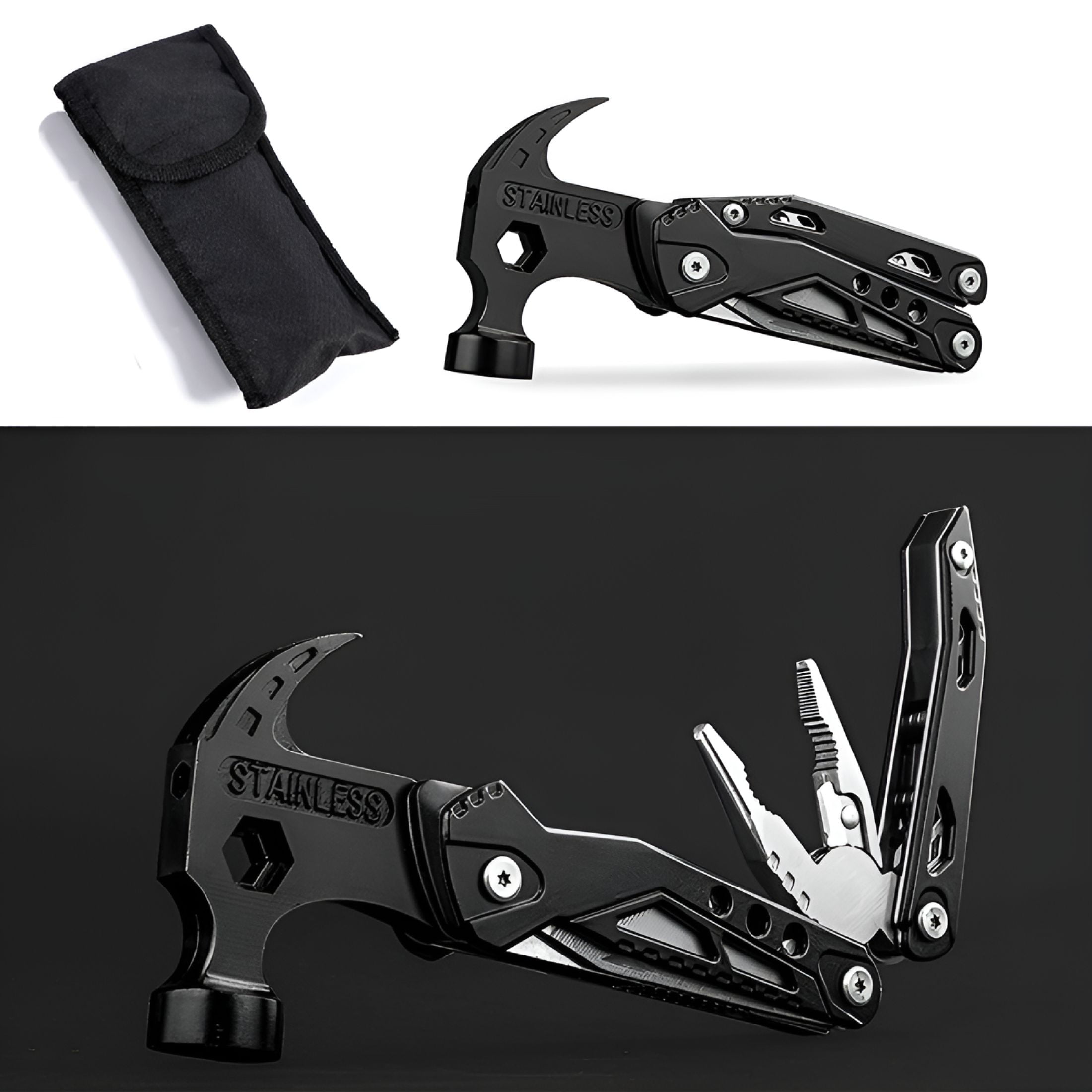 FACEGA Car Accessories Gifts for Men Multitool Cool Gadgets Survival Hiking Tools Mens Gifts for Christmas Stocking Stuffers for Men