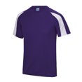 thumbnail image 4 of Just Cool Mens Contrast Cool Sports Plain T-Shirt, 4 of 4