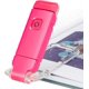 thumbnail image 1 of Luz LED de lectura con clip para libros, lámpara de lectura para libros en la cama, luz suave para los ojos, recargable, ajustes de brillo para protección ocular, magenta JAMW Sencillez, 1 of 5