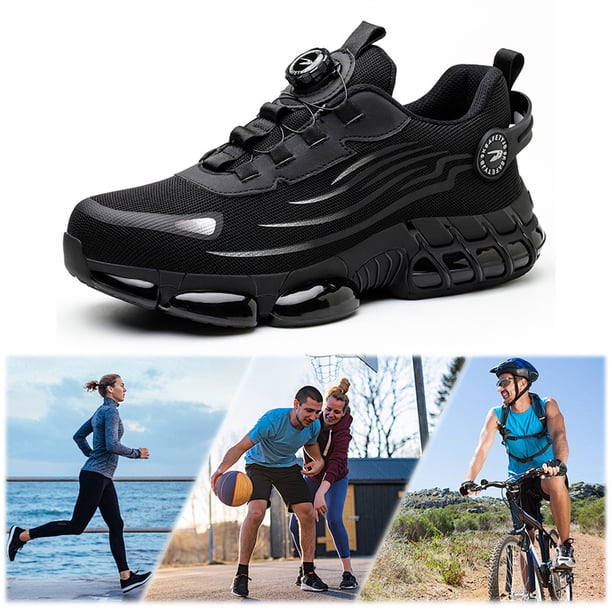 Zapatos Cojín Aire Smash Splakers Resistentes A Las Seguridad Livianas Punta Acero Sin Deslizamiento Transpirable para Al Libre