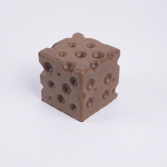 TOYOUME Jumbo Cheese Block Squishy, 2.75 inch, Coffee