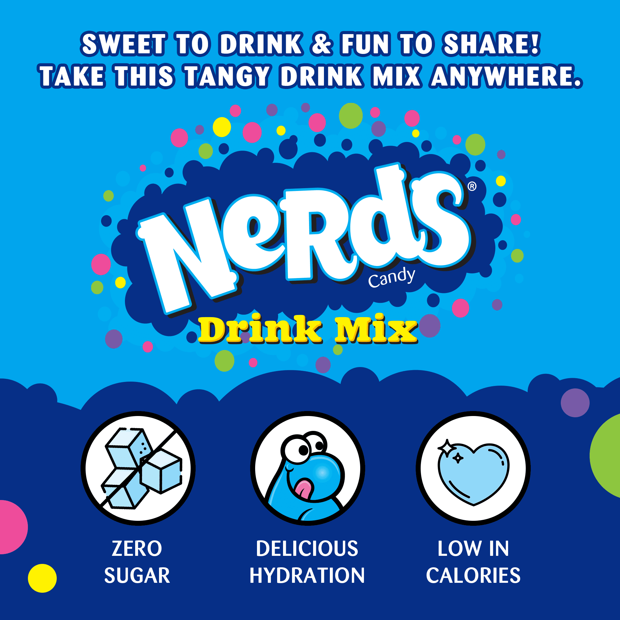 Nerds PwdMix Vrty StrwbryGrpChry 30ct