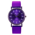 thumbnail image 2 of LINMOUA Analog Quartz Quartz Watch Woman's High-end Blue Glass Life Waterproof Distinguished Purple, 2 of 2