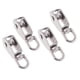 thumbnail image 1 of 4 Unds M15 Giratorio Polea Doble Polea Rigging Levantamiento De Metal Cuerda Colgante Rueda Elevadora Polea Ranura Soledad Bloque de polea individual del barco, 1 of 8