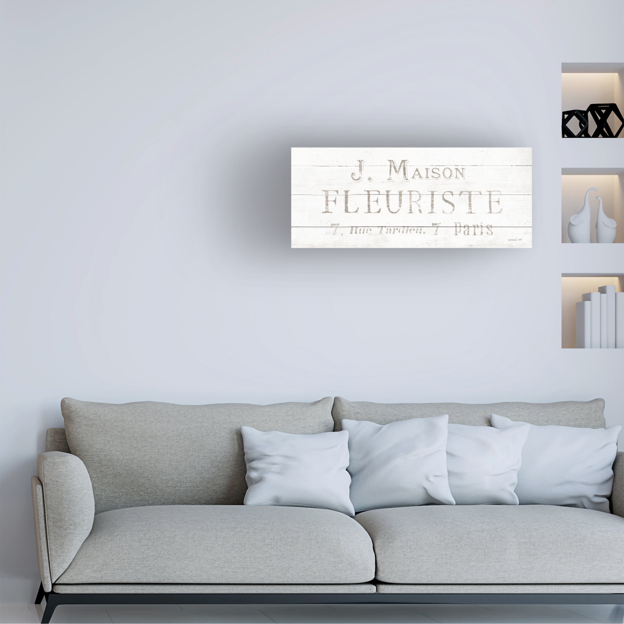 Trademark Fine Art 'Maison des Fleurs X' Canvas Art by Danhui Nai