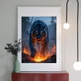 thumbnail image 2 of Diamond Art Kits for Adults - 5d Tiger Blaze Night Power Fire Diamond Painting for Adults, Diamond Art for Adults Beginners, Diamond Painting Kits for Adults for Home Wall Decor, 2 of 7