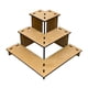 thumbnail image 4 of Expositor de Mesa con Estantes Esquinero de Niveles Repisa Escalonada de Madera Organizador para Productos Soporte Portátil para Exhibir, 4 of 9