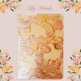 thumbnail image 6 of ipoul A5 Binder, 6 Ring, Refillable Notebook, Embroidery, Budget Planner, 6"x8", Lined Paper, Gift for Women, Lily Flower, Pink, 6 of 10