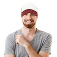 thumbnail image 7 of DALIX Two Tone Summer Mesh Cap in Maroon and White Trucker Hat, 7 of 7