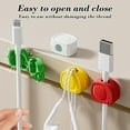 thumbnail image 5 of Inerposs Adhesive Cable Clips, Desktop Cable Organizers, Phone Charger Holder, Cord Management for Home Office, Nightstand and Wall Use, 5 of 8