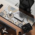 thumbnail image 2 of Long Mouse Pads for Desk,Beige Ethnic Mandala Pattern Desk Mats on Top Of Desks, Desk Mouse Pad Extra Large with 3mm Non-Slip Base and Stitched Edge for Gaming,Office,Work,Home 35.4"x15.7", 2 of 6