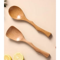 SOPOTUTU Sturdy Rice Scooper Bamboo Rice Spoon Light Brown 1Pack for Mixing and Flipping