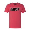 thumbnail image 2 of Wild Bobby, Classic Daddy Dad, Father's Day, Men Premium Tri Blend Tee, Vintage Red, Small, 2 of 4