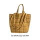 thumbnail image 3 of Fashionable Grid Patterned Tote Bag Versatile Shoulder Bags Large Capacity Handbag for Women and Girls, 3 of 4