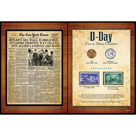 American Coin Treasures New York Times D Day Coin and Stamp Memorabilia