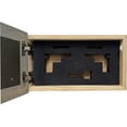 thumbnail image 5 of Wolf Wall Decor Gun Safe for Secure and Quick Access Pistol Storage Concealment Furniture Holds Multiple Handguns, 5 of 9