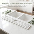thumbnail image 7 of Unique Bargains Faucet Mat Versatile Kitchen Sink Mat for Home Flower 23.6*3.9 in, 7 of 7