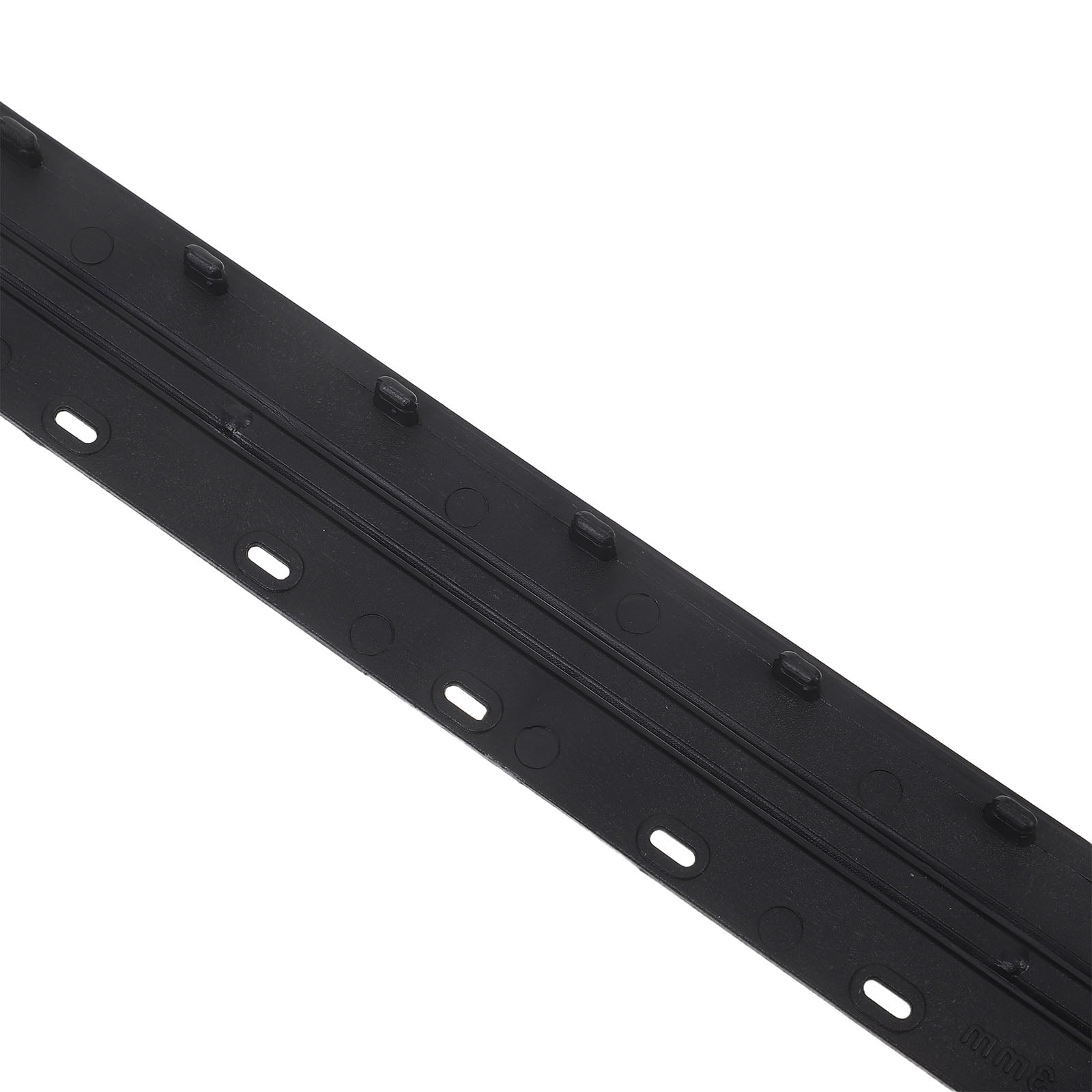 OUNONA Black Plastic File Clips, 100 Pieces Binding Bars for Office Filing, Document Organization and Management Supplies