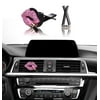MINI-FACTORY Bling Car Interior Accessories Air Vent Rhinestone Diamond Decoration - Pink Lipstick