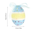 thumbnail image 3 of Yusimy Easter Foam Eggs Multicolor Available Cute Ruffled Eggs Party Gift Decorations with Ambiance, 3 of 6