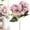 F, variant on 15 Heads Artificial Flowers for Outdoors, 1 Bunches 12 Inch Dahlia Daisies Mum Fake Plants Uv Resistant Faux Flower Cemetery Flowers for Grave Spring Summer Decor Mothers Day Indoor Home (Yellow)