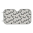 thumbnail image 7 of Fotbe Cute Panda Car Windshield Sunshade | Sun Visor Protector Front Window Shade, Keeps Out UV Rays, Keeps Your Vehicle Cool-, 7 of 7