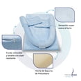 thumbnail image 4 of Cojín Con Soporte y Seguro para Bebé Memory Foam Funda Lavable Azul Cojín Antirreflujo Bebé, 4 of 8