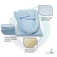 thumbnail image 4 of Cojín Con Soporte y Seguro para Bebé Memory Foam Funda Lavable Azul Cojín Antirreflujo Bebé, 4 of 8