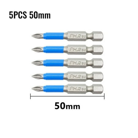 

1/4 Hex Shank Fits Magnetic PH2 Long Reach Electric Screwdriver Bit CrossHead