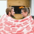 thumbnail image 2 of Soft Blankets Pink Strawberry Warm Fuzzy Fleece Blanket Cute Lightweight Women Throw Blanket Pink Gifts Decor Stuff Toys for Kids Girls Bed Couch, 2 of 6