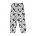 thumbnail image 4 of Naloa Turtle Print Women’s Ultra-Soft Comfy Pajama Lounge Pants with Pockets & Drawstring, 4 of 8
